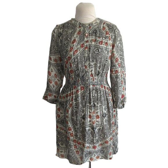 Urban Outfitters ecote Smocked Floral Dress - Picture 2 of 6